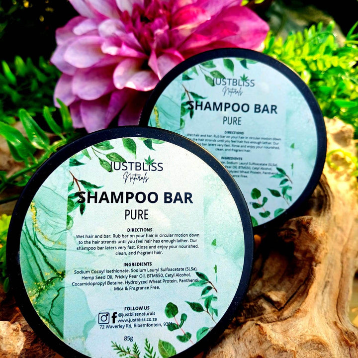 Eco-Friendly Shampoo Bar in Tin – Plant-Based, Travel Ready - JUSTBLiSS Naturals