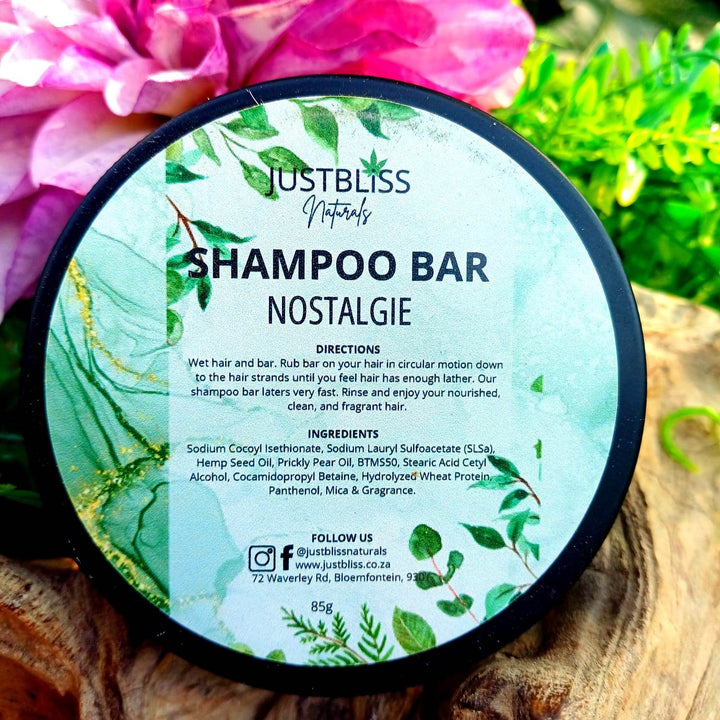 Eco-Friendly Shampoo Bar in Tin – Plant-Based, Travel Ready - JUSTBLiSS Naturals