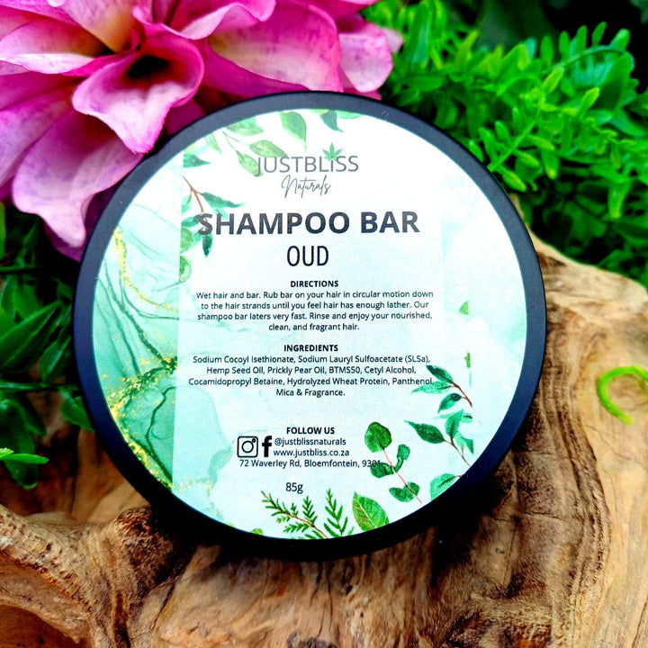 Eco-Friendly Shampoo Bar in Tin – Plant-Based, Travel Ready - JUSTBLiSS Naturals