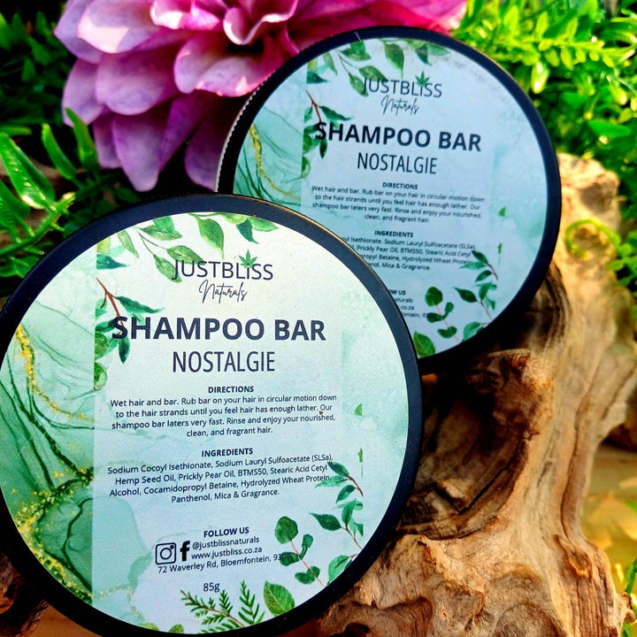 Eco-Friendly Shampoo Bar in Tin – Plant-Based, Travel Ready - JUSTBLiSS Naturals