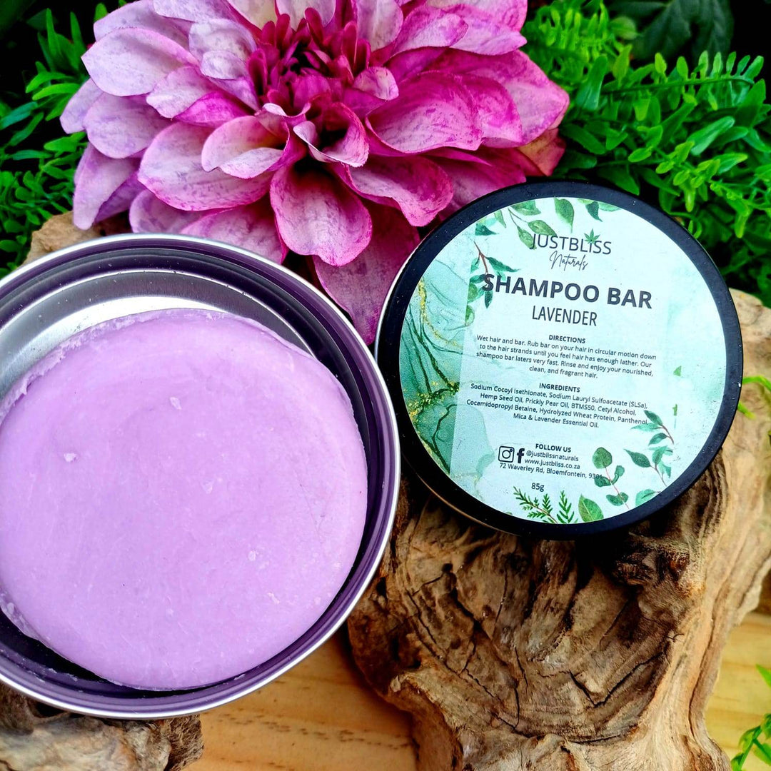 Eco-Friendly Shampoo Bar in Tin – Plant-Based, Travel Ready - JUSTBLiSS Naturals