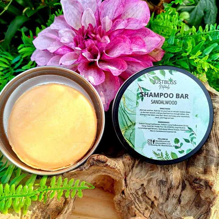 Eco-Friendly Shampoo Bar in Tin – Plant-Based, Travel Ready - JUSTBLiSS Naturals