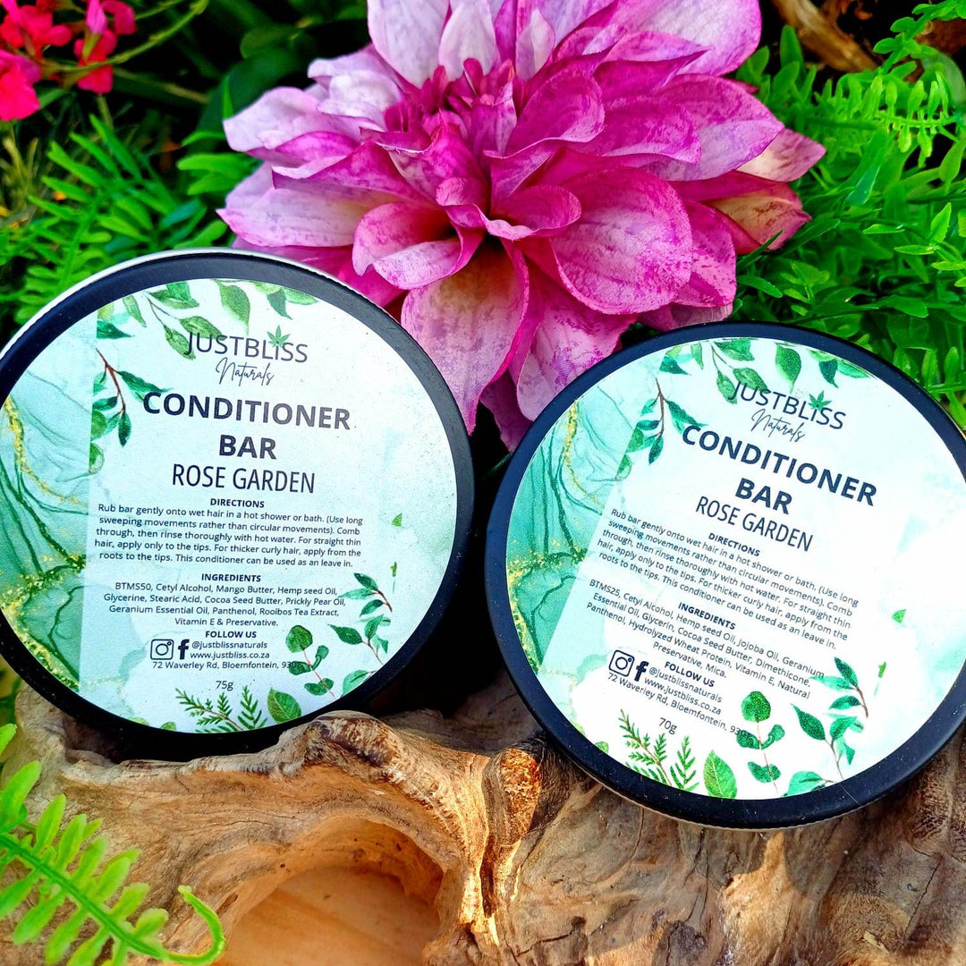 Nourishing Hair Conditioner Bar in Tin – Zero Waste, Plant-Based Care - JUSTBLiSS Naturals