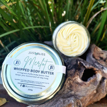 Load image into Gallery viewer, JUSTBLISS: WHIPPED BODY BUTTER: merlot
