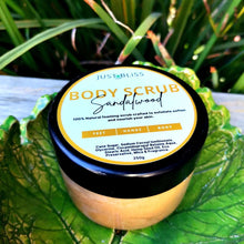 Load image into Gallery viewer, JUSTBLISS: BODY SCRUB: sandalwood (250g)
