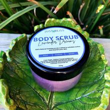 Load image into Gallery viewer, JUSTBLISS: BODY SCRUB: lavender (250g)
