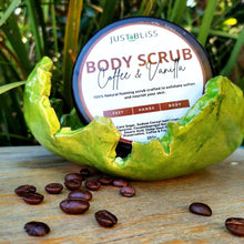 Load image into Gallery viewer, JUSTBLISS: BODY SCRUB: coffee and vanilla (250g)
