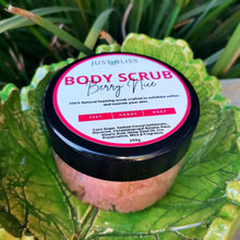 Load image into Gallery viewer, JUSTBLISS: body scrub: berry nice
