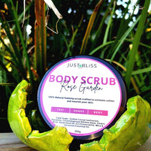 Load image into Gallery viewer, JUSTBLISS: BODY SCRUB: rose garden
