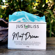 Load image into Gallery viewer, JUSTBLISS: SOAP BAR: Mint Dream
