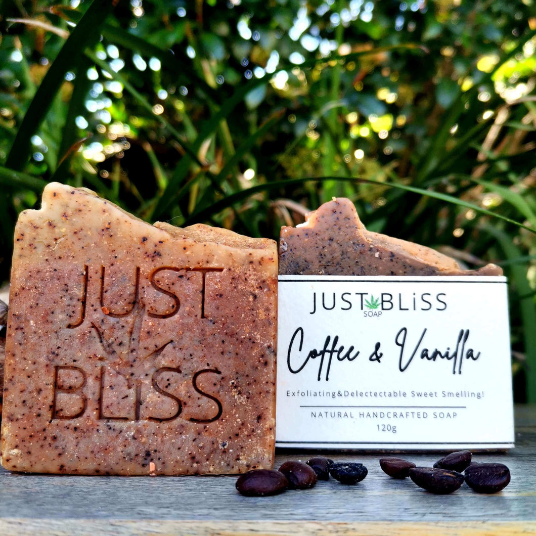 JUSTBLISS: SOAP BAR: Coffee & Vanilla