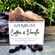 Load image into Gallery viewer, JUSTBLISS: SOAP BAR: Coffee &amp; Vanilla
