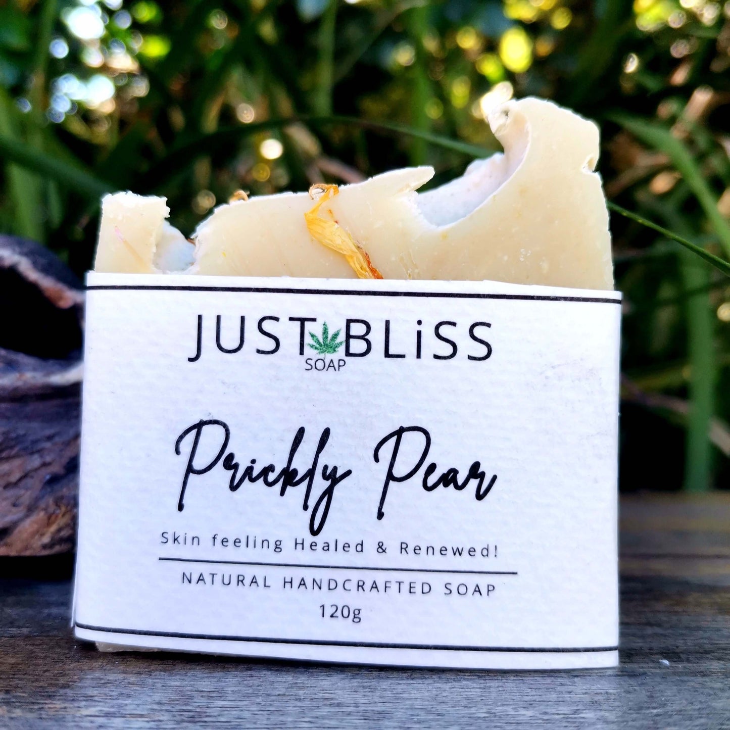 JUSTBLISS: SOAP BAR: Prickly Pear. Facial & Body