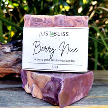 Load image into Gallery viewer, JUSTBLISS: SOAP BAR: Berry Nice
