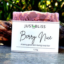 Load image into Gallery viewer, JUSTBLISS: SOAP BAR: Berry Nice
