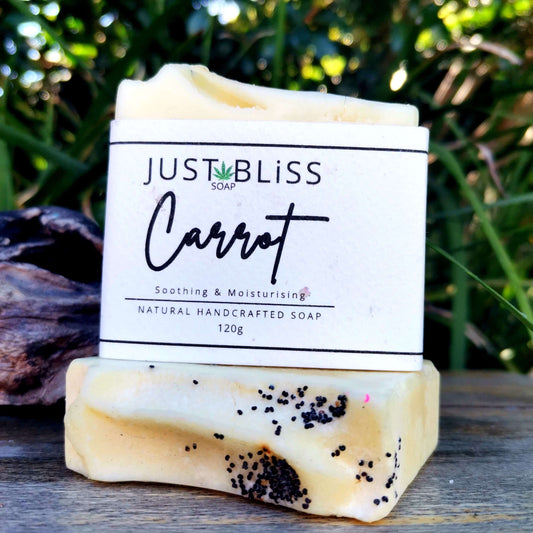 JUSTBLISS: SOAP BAR: Carrot. Facial and Body