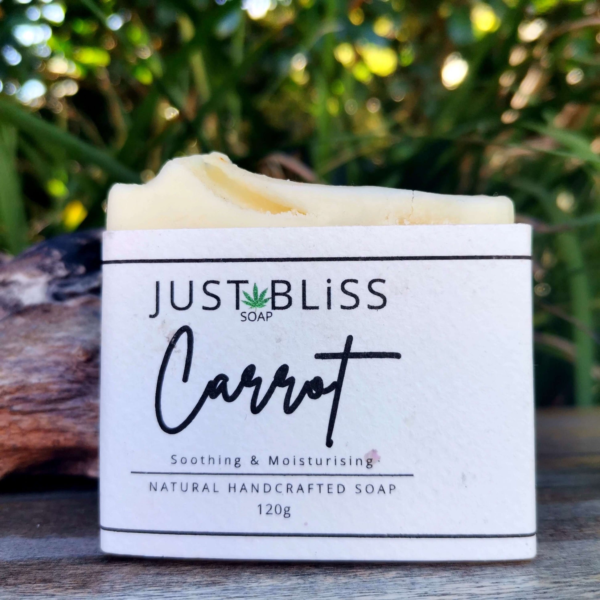JUSTBLISS: SOAP BAR: Carrot. Facial and Body Soap