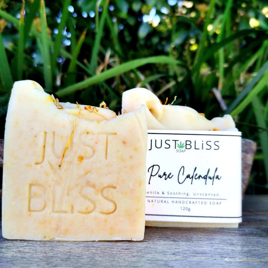 JUSTBLISS: SOAP BAR: Pure Calendula (For the Whole Family)