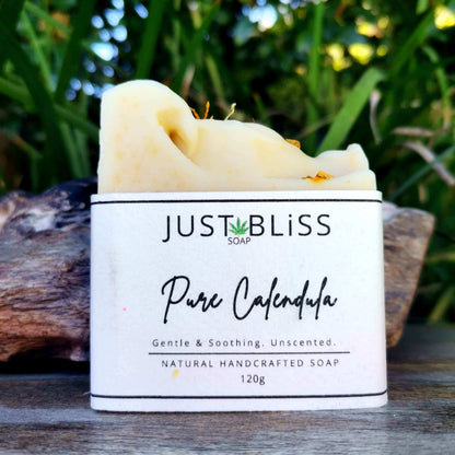JUSTBLISS: SOAP BAR: Pure Calendula (For the Whole Family)