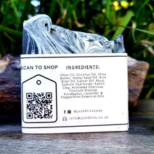 Load image into Gallery viewer, JUSTBLISS: SOAP BAR: Activated Charcoal. Facial and Body
