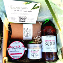 Load image into Gallery viewer, JUSTBLISS: GIFT BOX: Berry Nice (Box 2)
