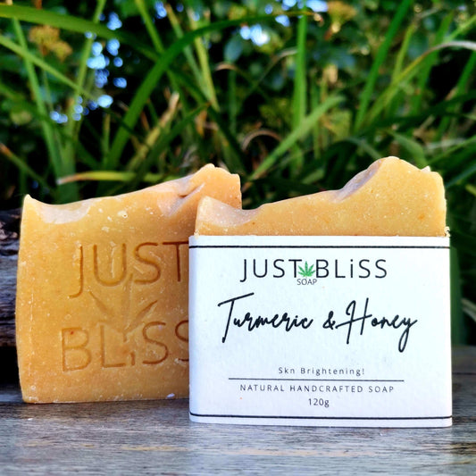 JUSTBLISS: SOAP BAR: Turmeric & Honey