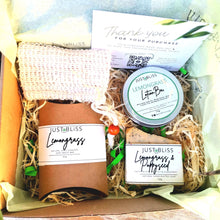 Load image into Gallery viewer, JUSTBLISS: GIFT BOX: Lemongrass (Box 1)
