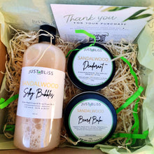Load image into Gallery viewer, JUSTBLISS: GIFT BOX: Sandalwood (Box 4 For Him)

