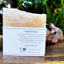 Load image into Gallery viewer, JUSTBLISS: SOAP BAR: Camel Milk &amp; Oatmeal. Aging Skin!
