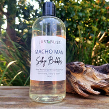 Load image into Gallery viewer, JUSTBLISS: SILKY BUBBLES / LIQUID SOAP: Macho Man (500ml)
