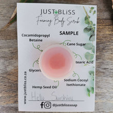 Load image into Gallery viewer, JUSTBLISS: BODY SCRUB SAMPLE -Hello sunshine
