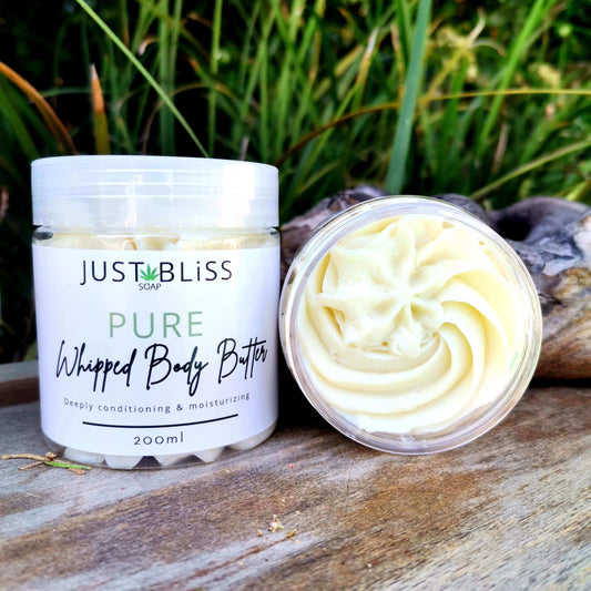 JUSTBLISS: WHIPPED BODY BUTTER: Pure (200g)