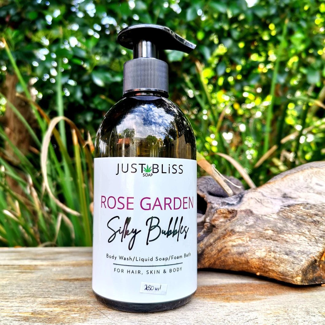 SILKY BUBBLES / HANDWASH:  Rose Garden (Geranium)(250ml)