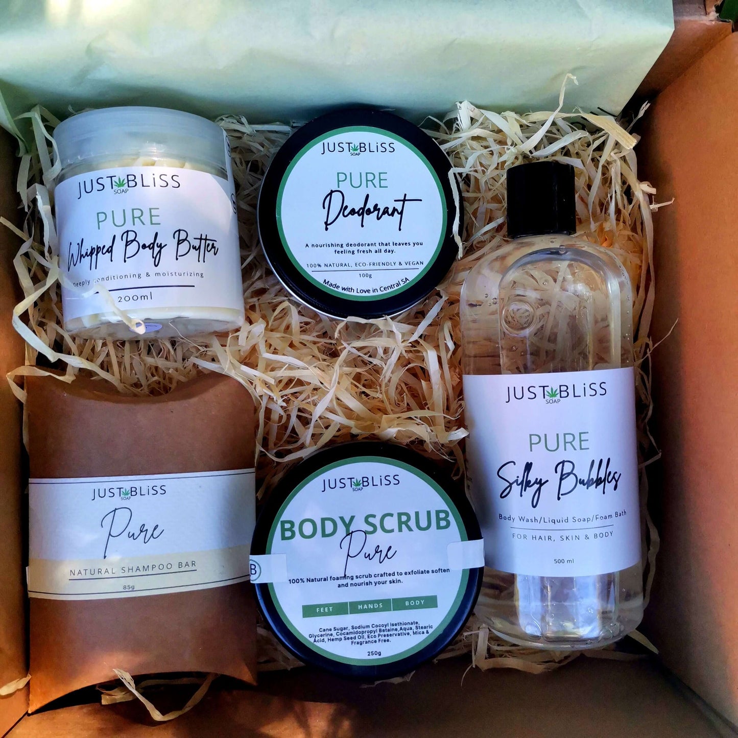 JUSTBLISS: GIFT BOX: Pure For Sensitive Skin (Box 2)