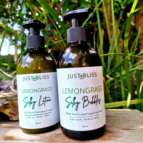JUSTBLISS: COMBO HAND WASH & LOTION: lEMONGRASS (250ml)