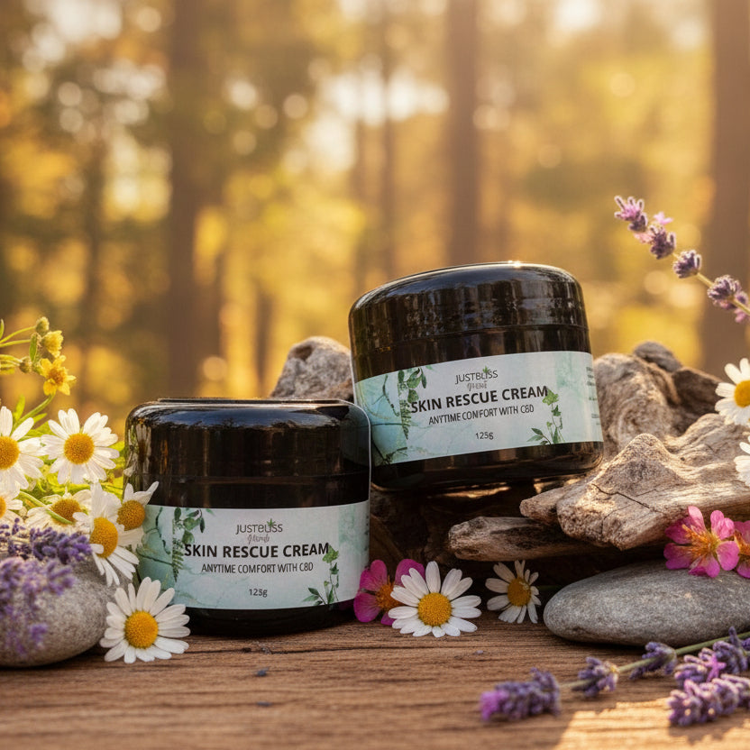 Skin Rescue Cream – Gentle Relief for Sensitive, Dry Skin - JUSTBLiSS Naturals
