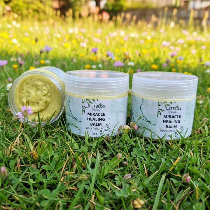 Healing Miracle Balm – Plant-Based Relief for Burns, Cuts &amp; Irritated Skin - JUSTBLiSS Naturals