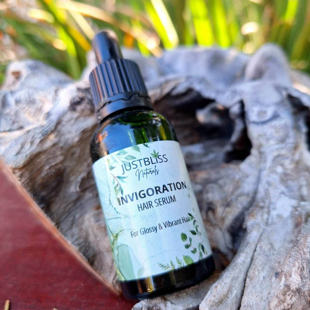 Invigorating Hair Serum – Hemp &amp; Prickly Pear Oils for Healthy Shine - JUSTBLiSS Naturals