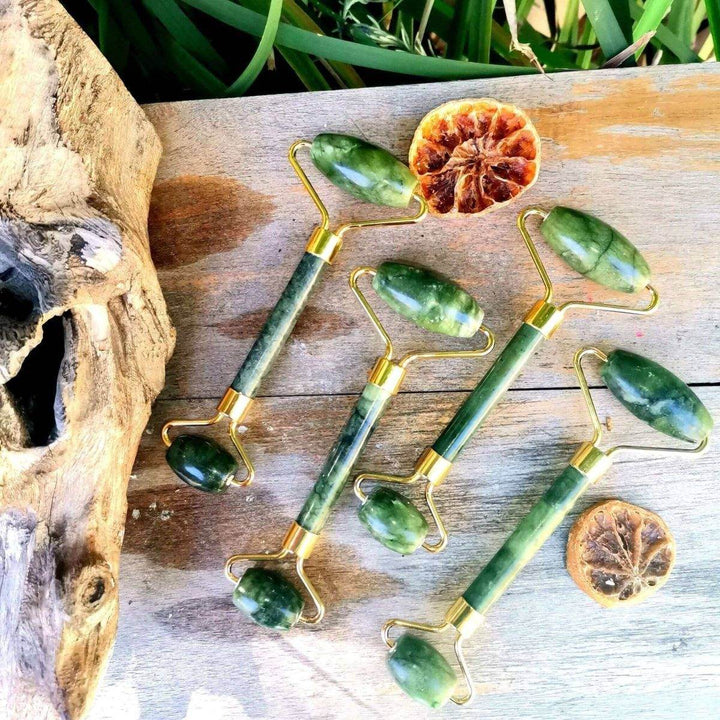 Jade Facial Roller – Natural Cooling Tool for Radiant, Glowing Skin - JUSTBLiSS Naturals