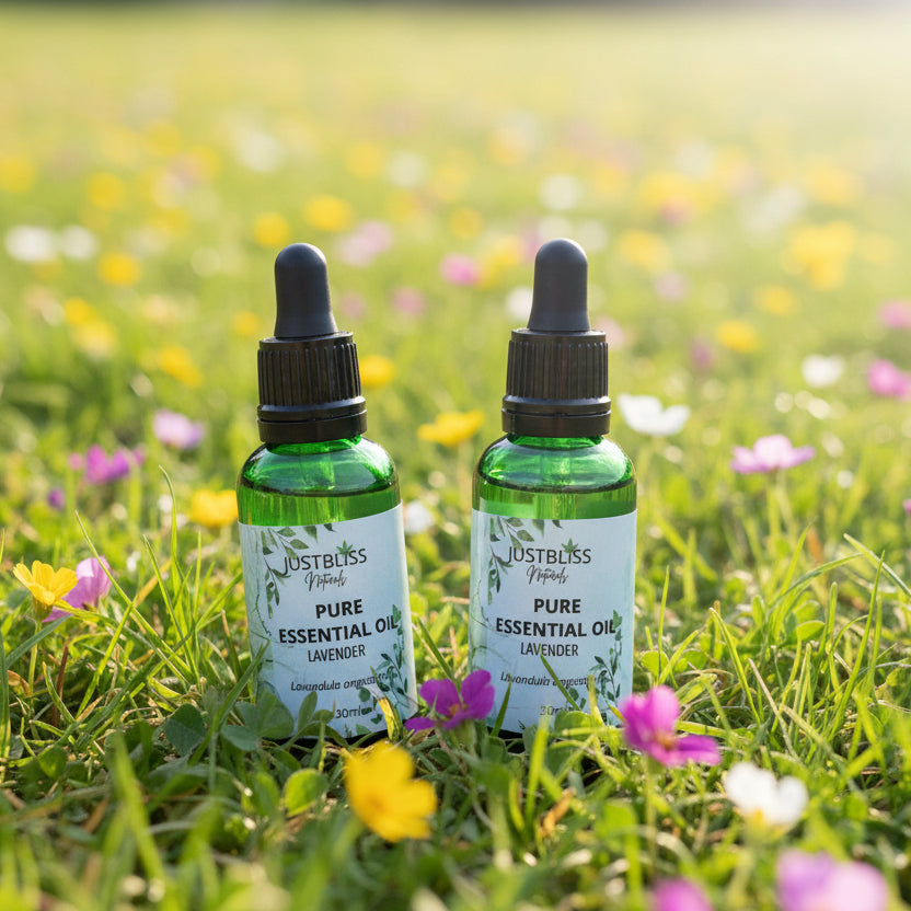 Lavender Essential Oil – Pure, Calming Aromatherapy for Wellness - JUSTBLiSS Naturals