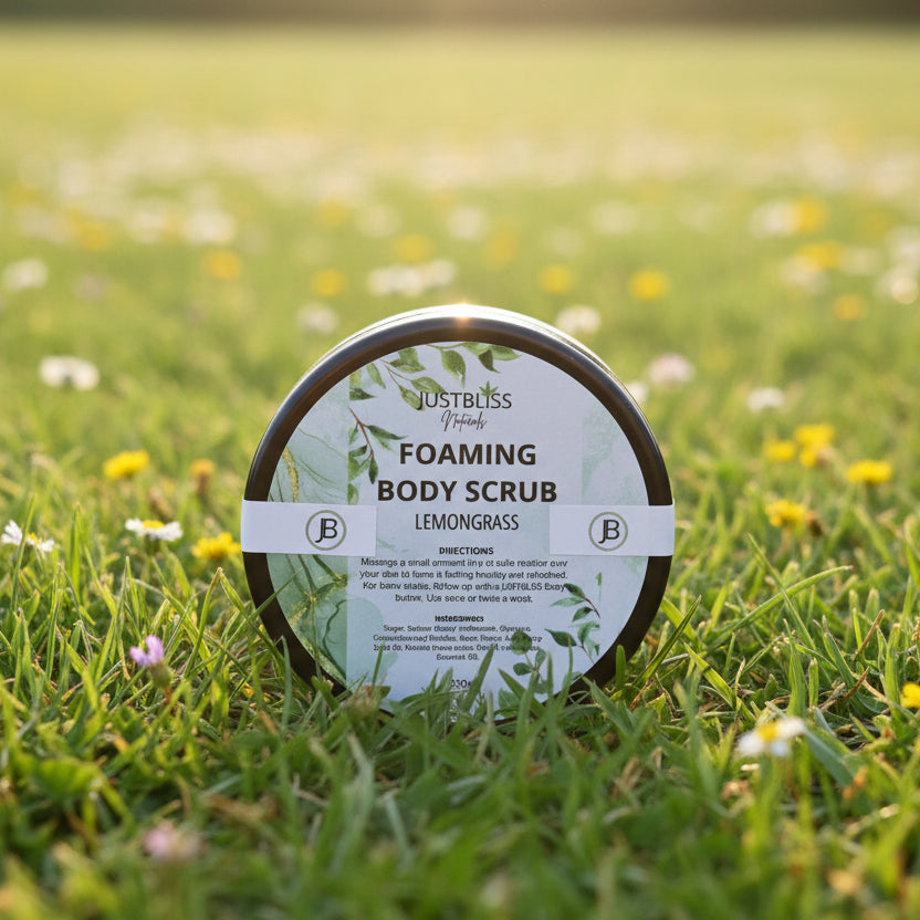 Foaming Body Scrub - Plant-based - JUSTBLisS naturals