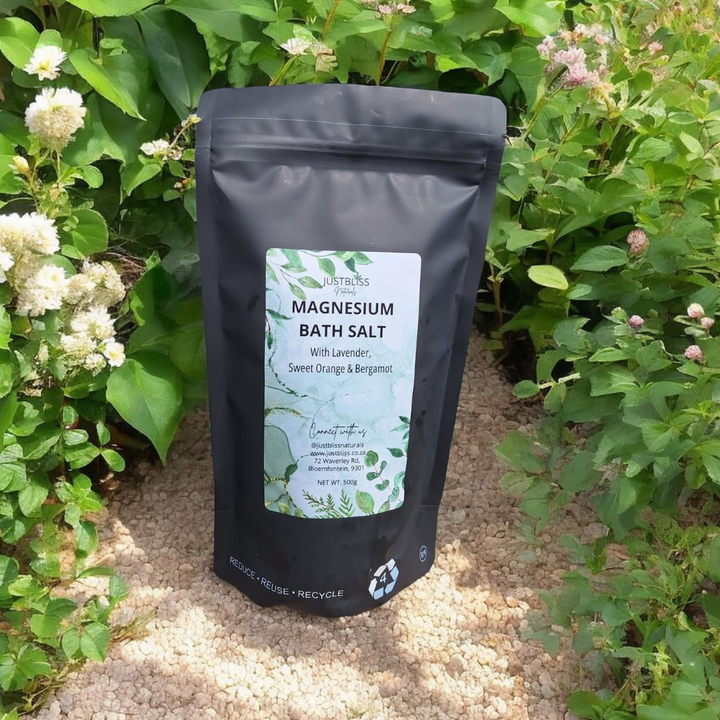 Magnesium Bath Salt – Relaxing Mineral Soak with Lavender &amp; Rosemary