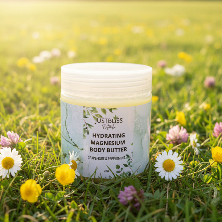 Magnesium Whipped Body Butter – Deep Hydration &amp; Muscle Relief - JUSTBLiSS Naturals