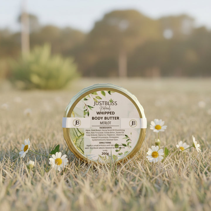 Whipped Body Butter – Deeply Hydrating Plant-Based Moisturizer, 200g - JUSTBLiSS Naturals