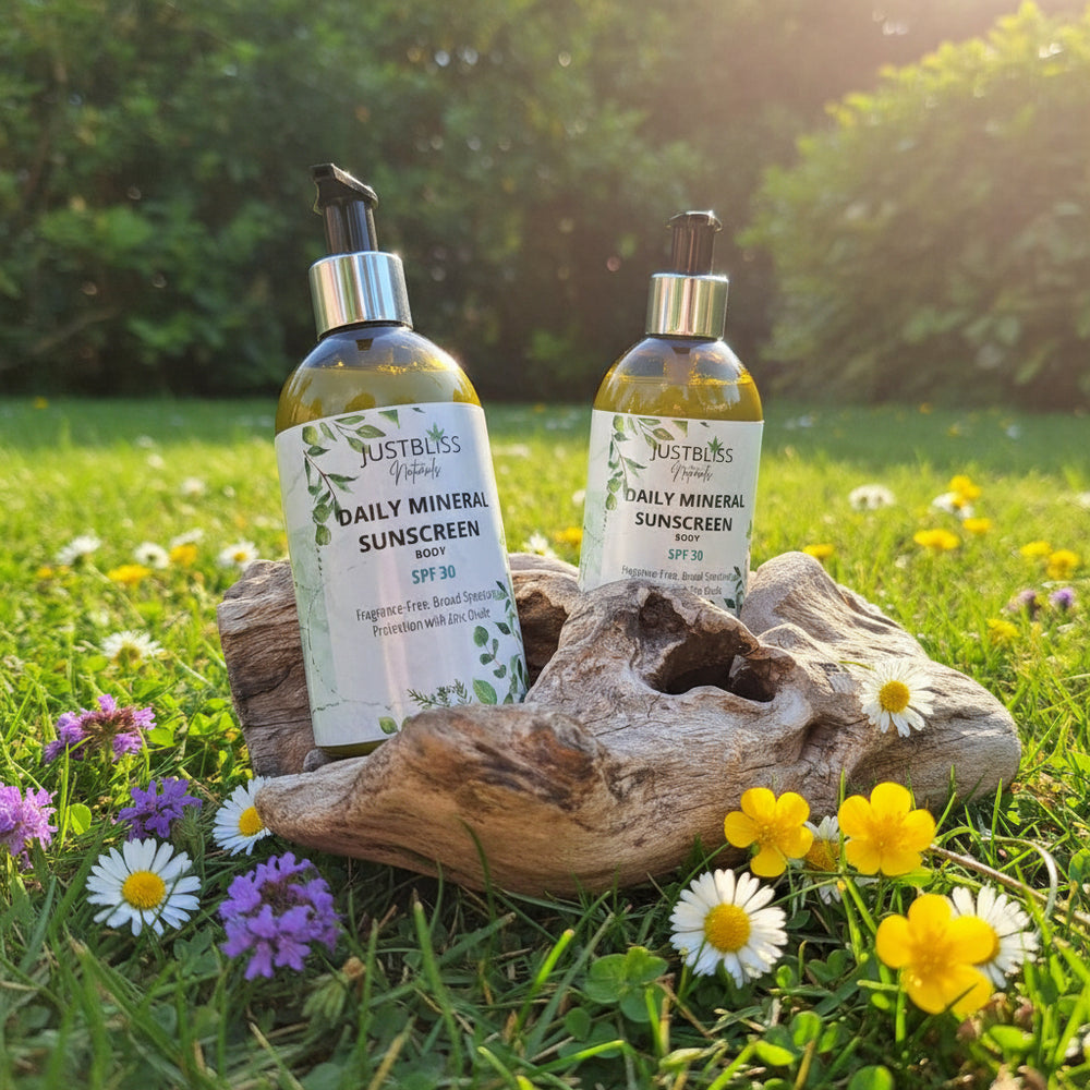 Mineral Body Sunscreen SPF30 – Natural, Reef-Safe, Plant-Based Protection - JUSTBLiSS Naturals