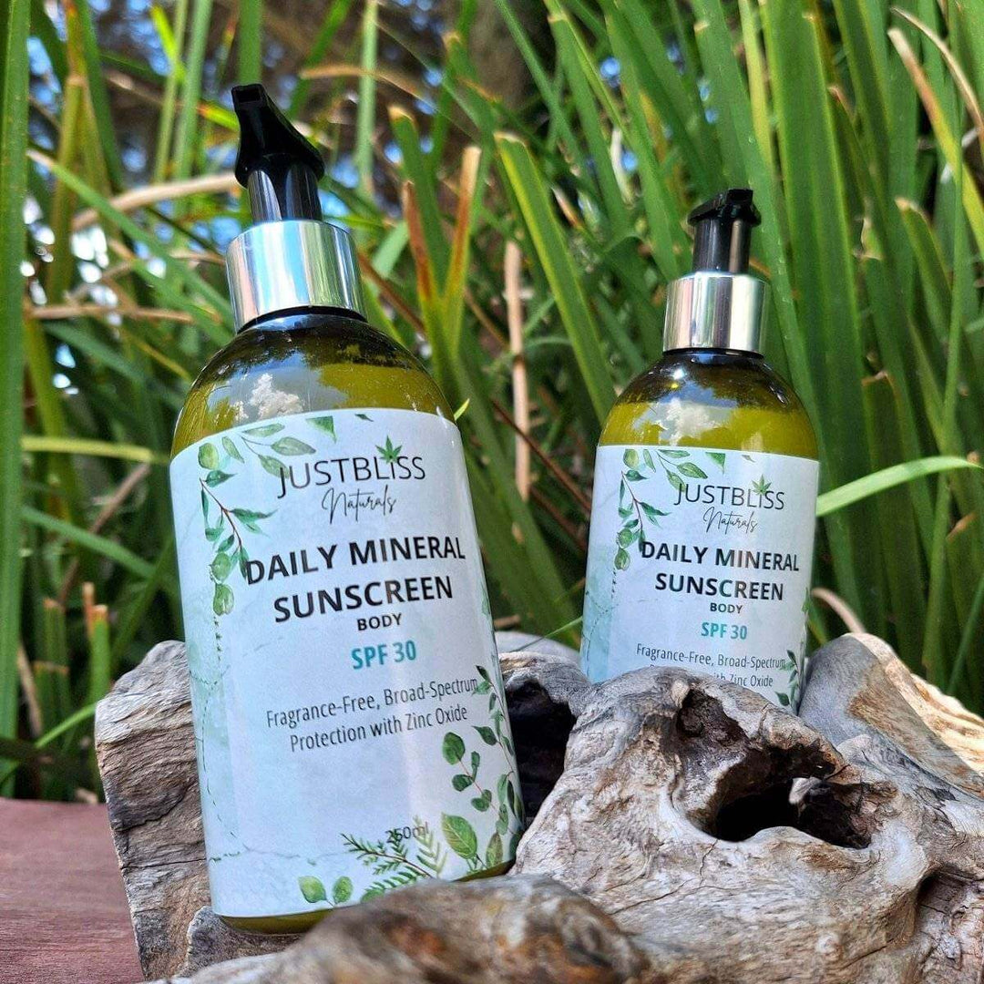 Mineral Body Sunscreen SPF30 – Natural, Reef-Safe, Plant-Based Protection - JUSTBLiSS Naturals