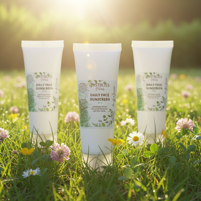 Mineral Daily Face Sunscreen SPF 20 – Gentle, Plant-Based Sun Care - JUSTBLiSS Naturals