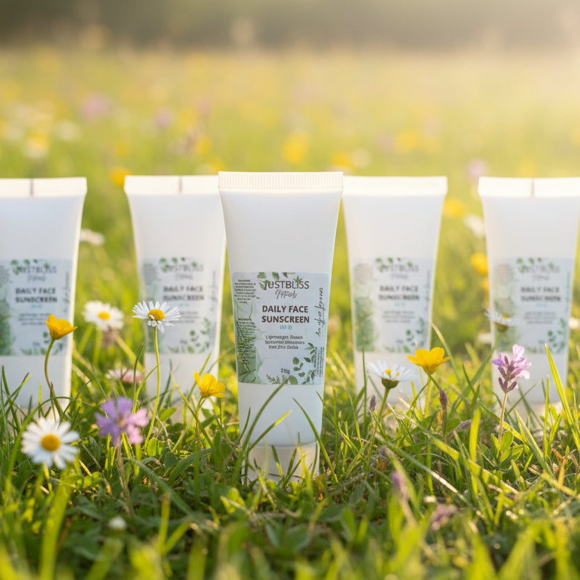 Mineral Daily Face Sunscreen SPF 20 – Gentle, Plant-Based Sun Care - JUSTBLiSS Naturals