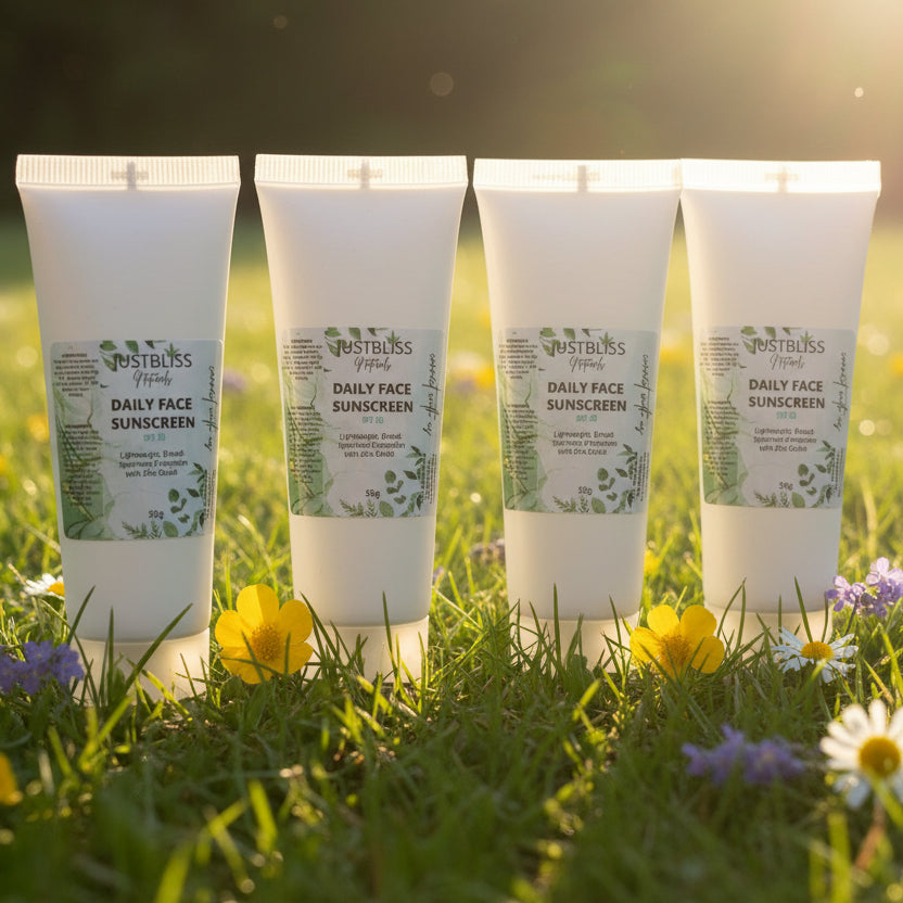 Mineral Daily Face Sunscreen SPF 20 – Gentle, Plant-Based Sun Care - JUSTBLiSS Naturals
