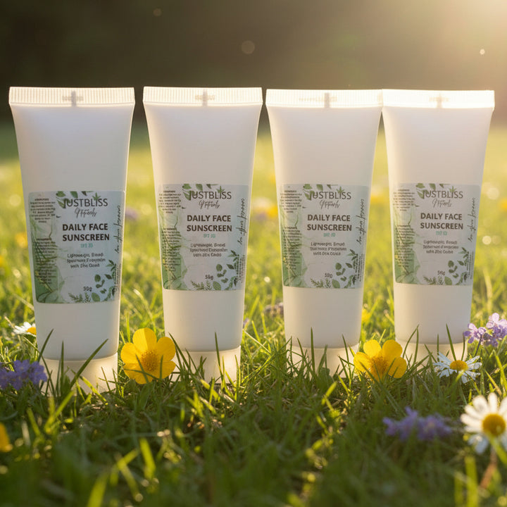 Mineral Daily Face Sunscreen SPF 20 – Gentle, Plant-Based Sun Care - JUSTBLiSS Naturals